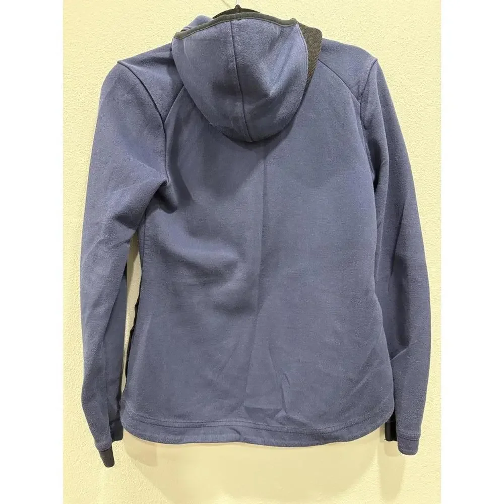 Nike Women's DriFit Full Zip Up Hoodie Sweater, Navy Blue, Small